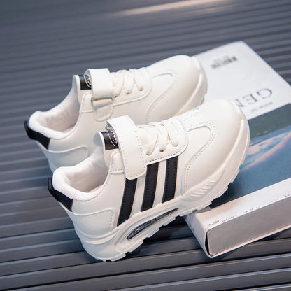 Fall Sport Patchwork Stripes Sneakers