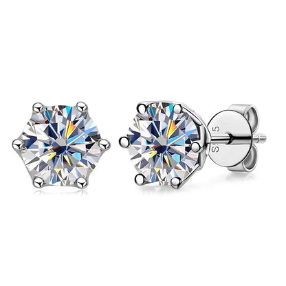 DANA 1/2/4CT VVS Russian Diamond Earrings