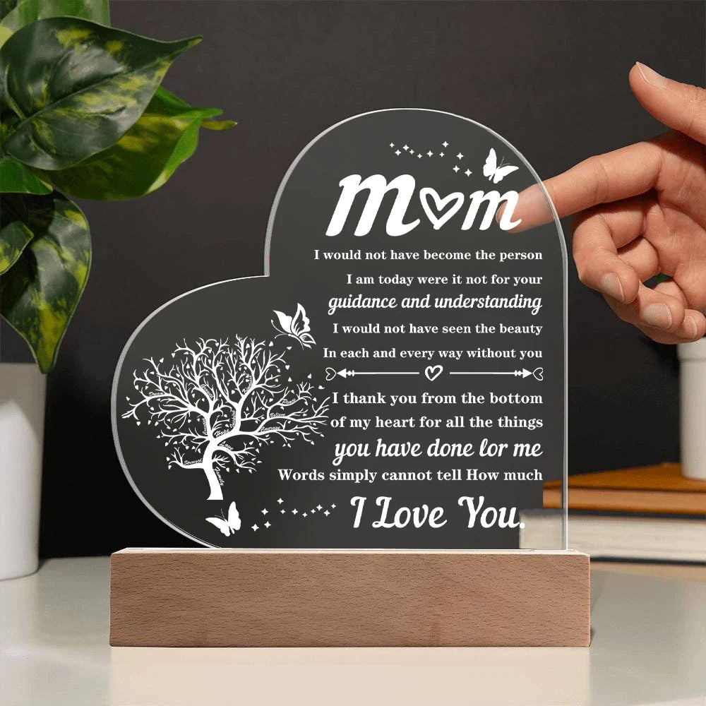Heart transparent Acrylic ornaments decorations gift