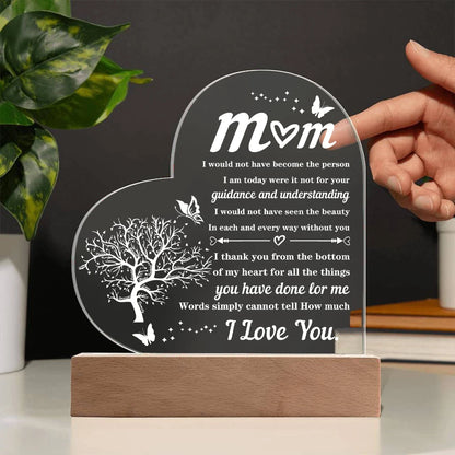 Heart transparent Acrylic ornaments decorations gift