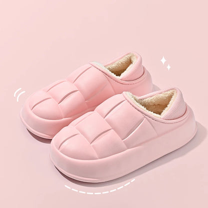 Waterproof cotton slippers