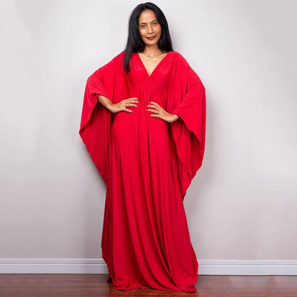 Plus Size Caftan Cover Up Loose Soft Kaftan Dress