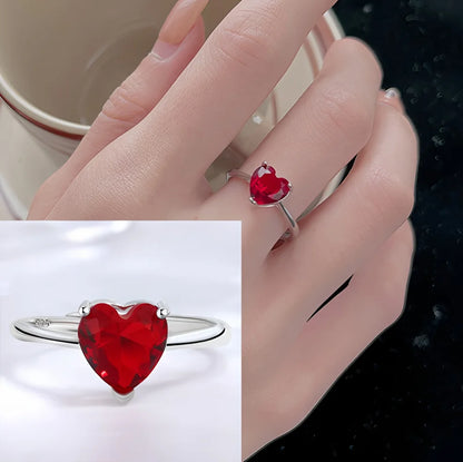 925 Sterling Silver Retro Geometric Asymmetric Rings