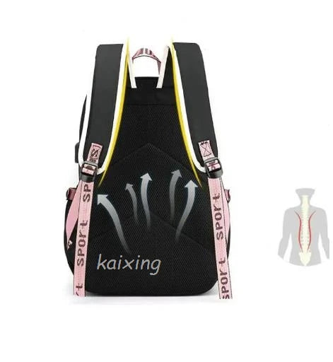 Katseye Funny Print Backpacks Sweet Soft Capacity Student Schoolbag