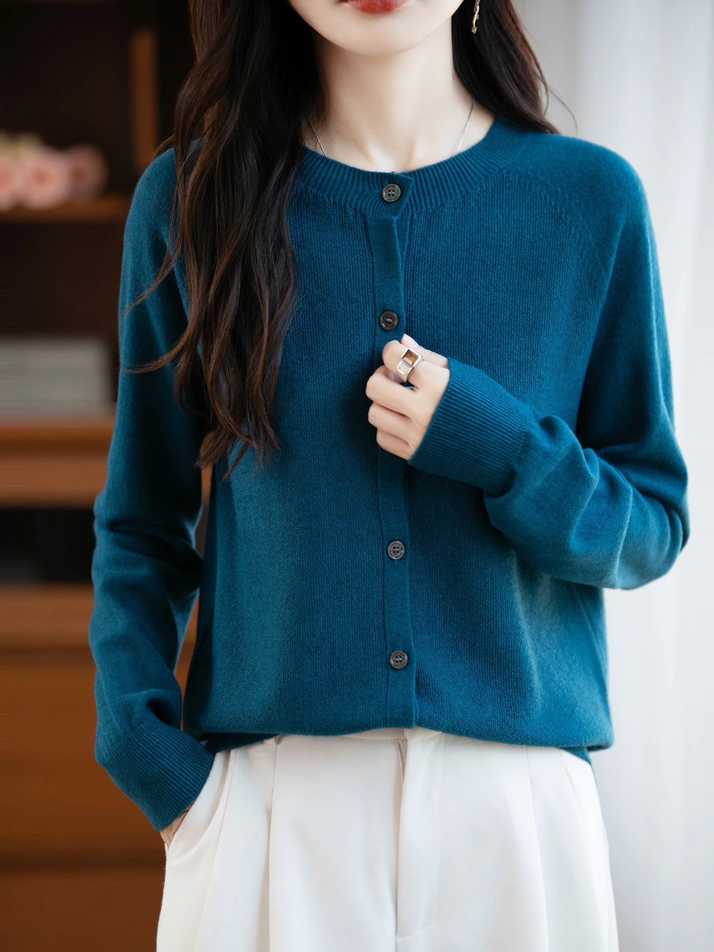 Wool Long Sleeve Sweater