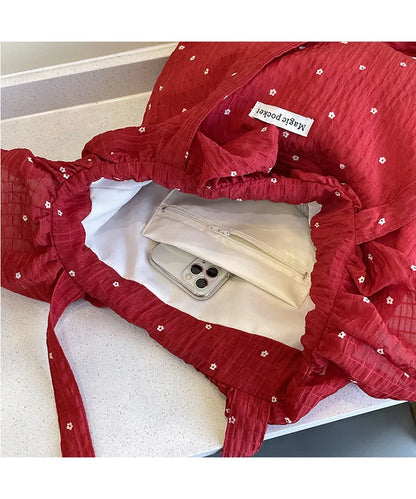 DANA Wave Point Chiffon Shoulder Bag