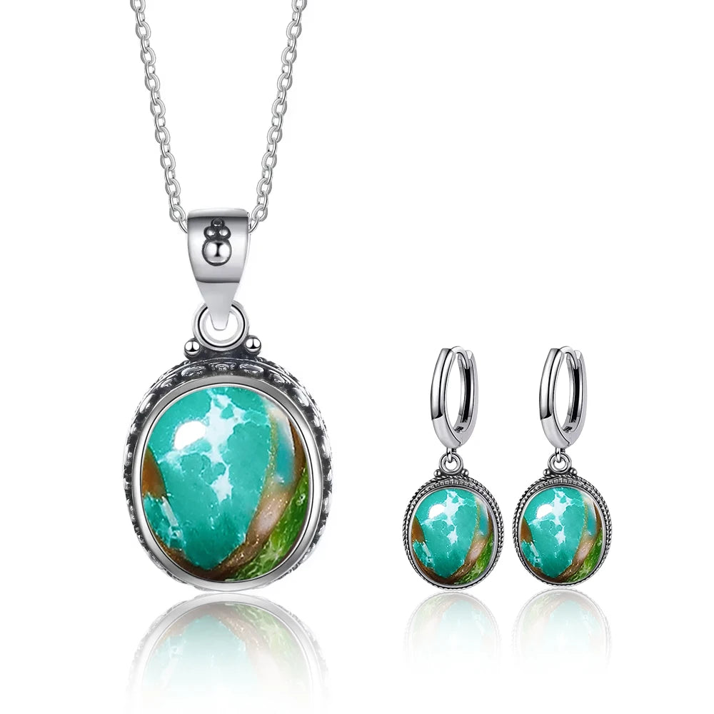 925 Sterling Silver Natural Labradorite Earrings