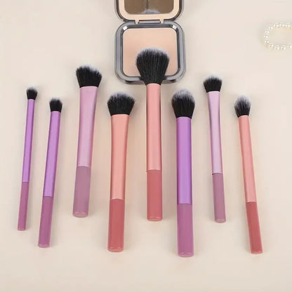 8pcs Makeup Brush Kit Soft Synthetic Makeup Tools