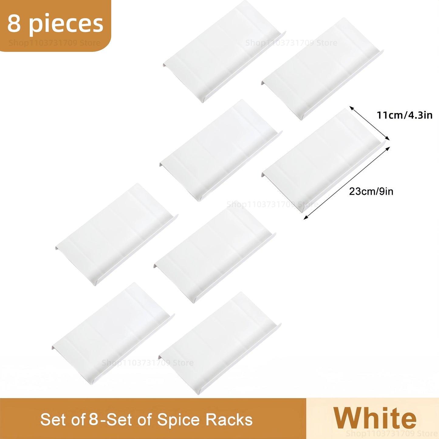 Drawer Spice Racks for Kitchen 4 Layers Adjustable Spice Rack