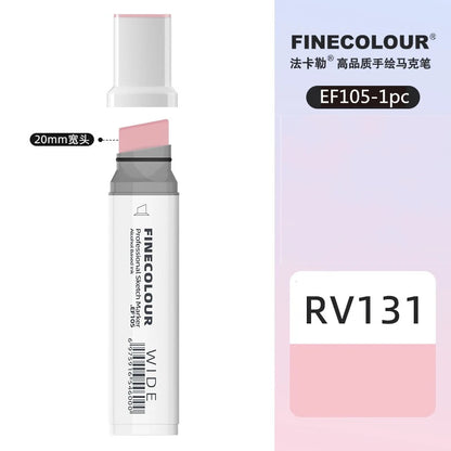 Finecolour 20mm Wide Markers Alcohol Line Sketching Art Markers Pen