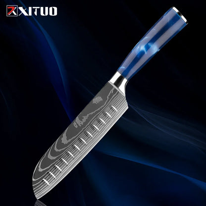 Stainless Steel Chef Knife Kitchen Knife Set