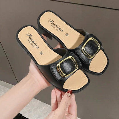 Versatile Thick Sole Flip Flops Slides Slippers
