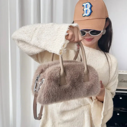 Faux Fur Crossbody Furry Fluffy Handbags