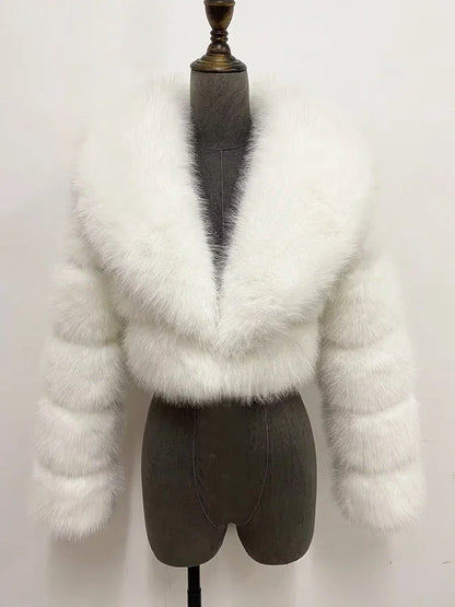 Faux Fur Outerwears Coat