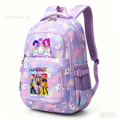K-pop Demon Hunters Backpack Girls Boys Youth School Bags