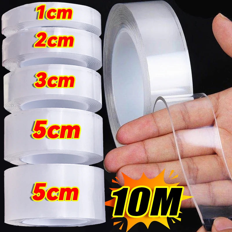 1-10M Nano Double Sided Adhesive Tape Heavy Duty Extra Strong Glue Removable