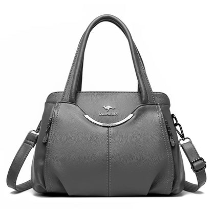 Luxury Soft Leather Crossbody Shoulder Tote Handbags