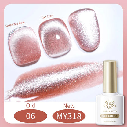 Dark Red Cat Magnetic Gel Nail Polish