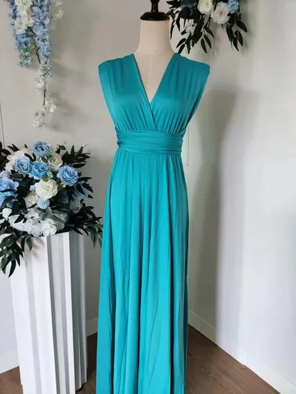Rust Bridesmaid Dress Infinity Multiway Maxi Bridesmaid Dress
