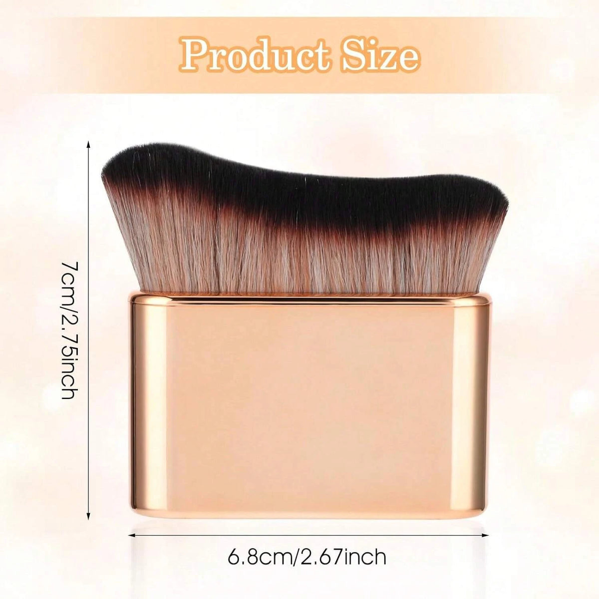 1PC Self Tan Brush Soft Body Makeup Brush Portable Self Tanning Brush