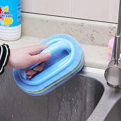 Kitchen Bathroom Toilet Cleaning magic sponge Glass Wall Brush