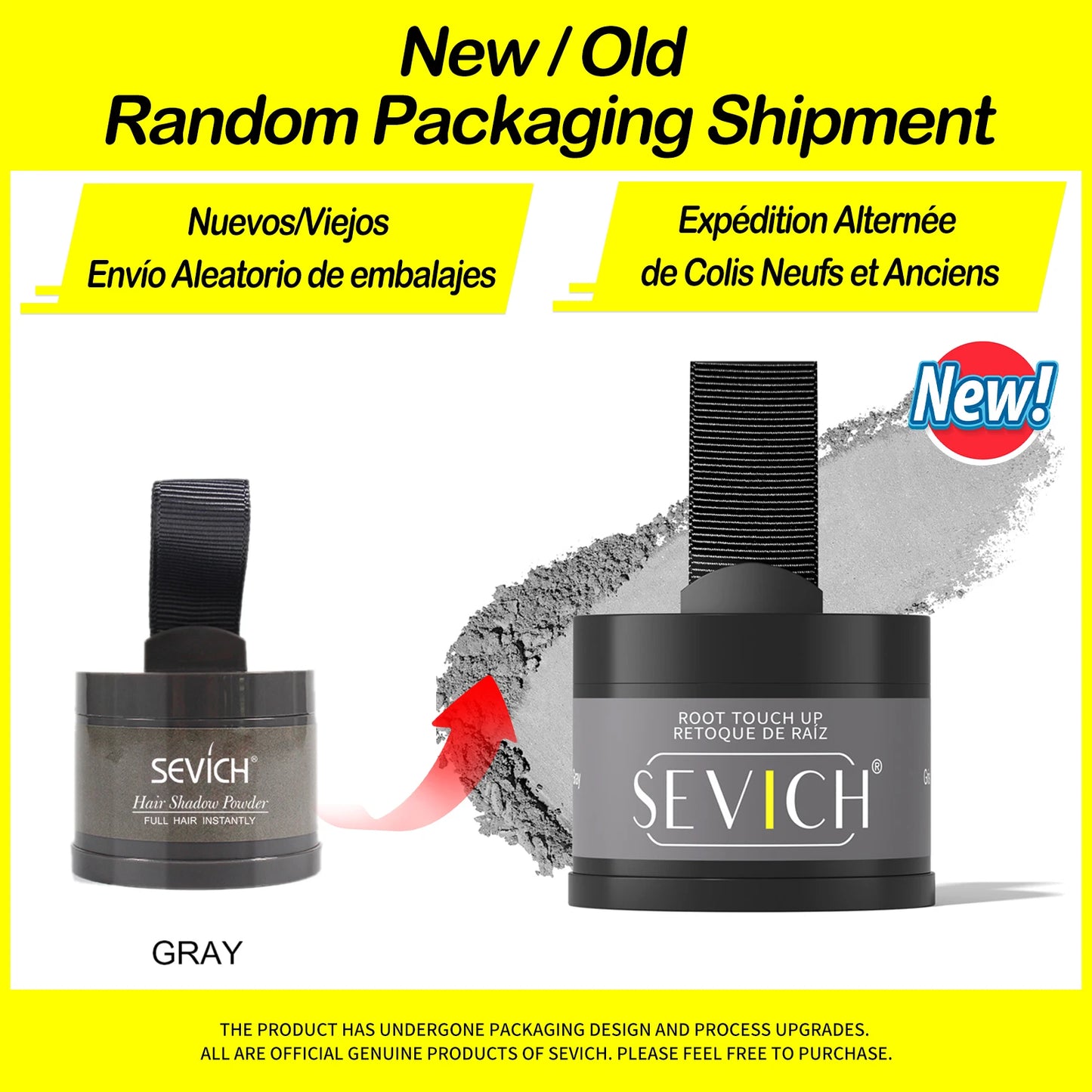 Hairline 4g Natural Cover Unisex Hair Powder