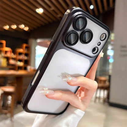 Translucent PC Phone Case For iPhone Pro Max Cover