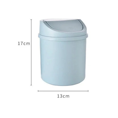Mini Desktop Bin Small Trash Can Tube