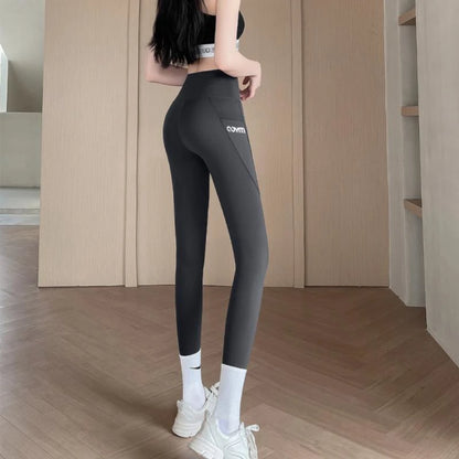 Pantalones deportivos de cintura alta para correr o de uso diario