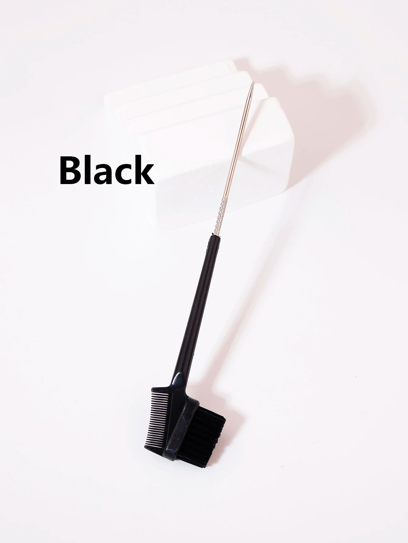 Double sided hair edge brush