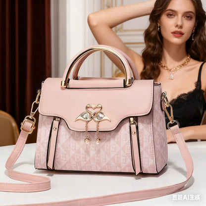 Versatile casual shoulder crossbody bag.