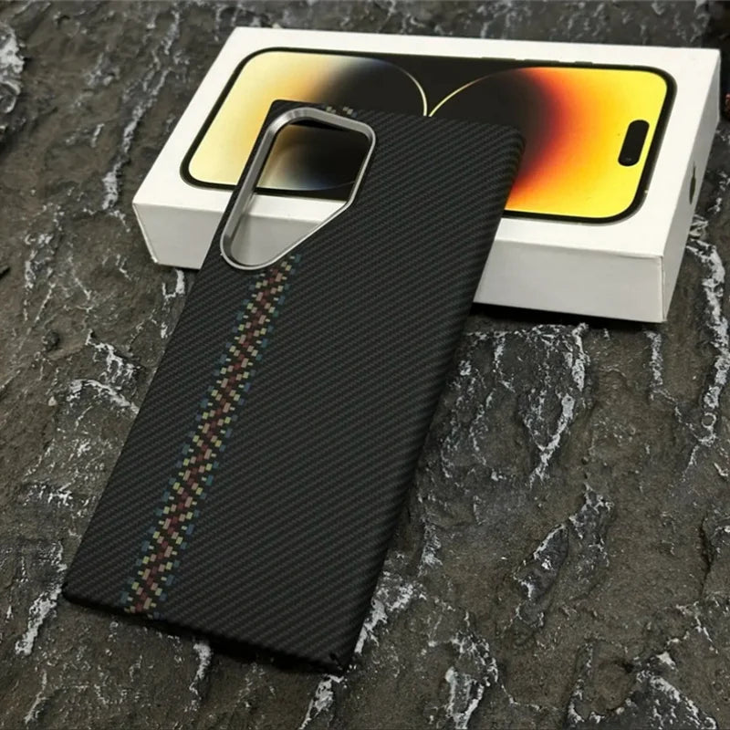 Carbon Fiber Wireless Magsafe Samsung Case Cover