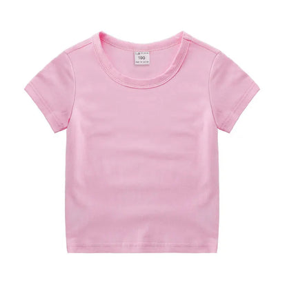 Summer Kids Short Sleeve T-Shirt Toddler Cotton T-Shirts