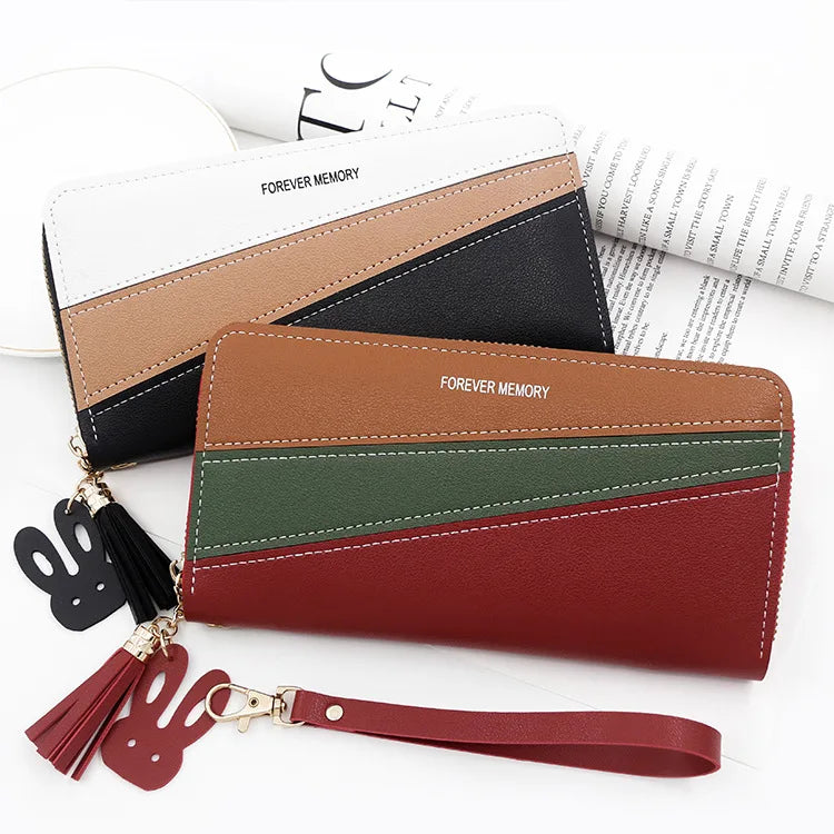 Clutch Card Holder Leather Wallet