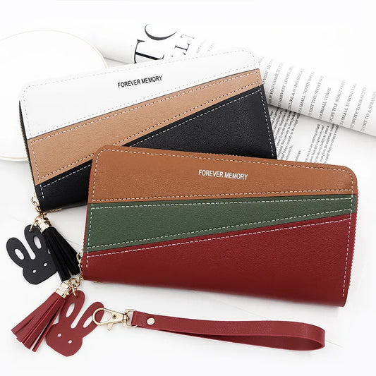 Clutch Card Holder Leather Wallet