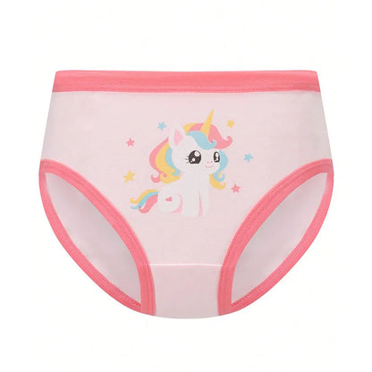 4 Pcs/Lot Cartoon Girls Cotton Underwear