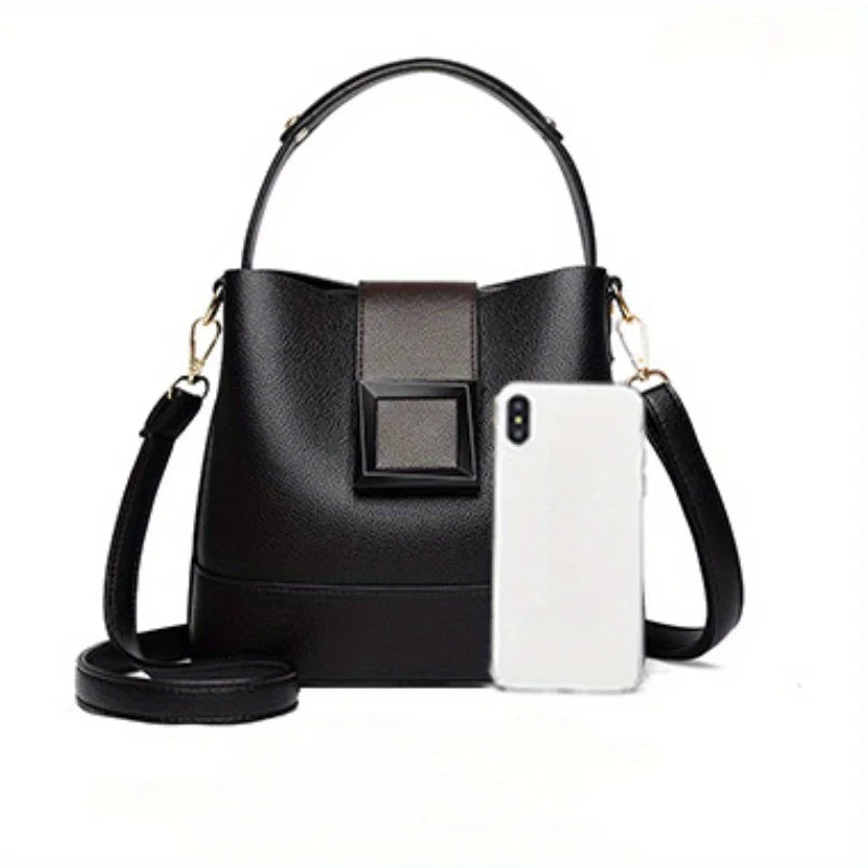 Leather Bucket Shoulder Strap Shoulder Crossbody Bags