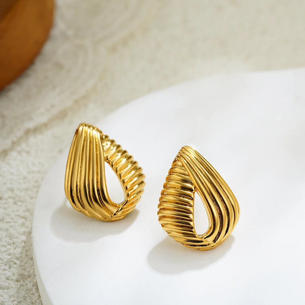 DANA Gold Color Stainless Steel Earring