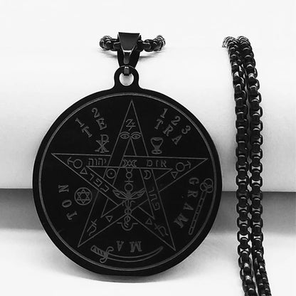 Seven Archangels Amulet Stainless Steel Necklaces