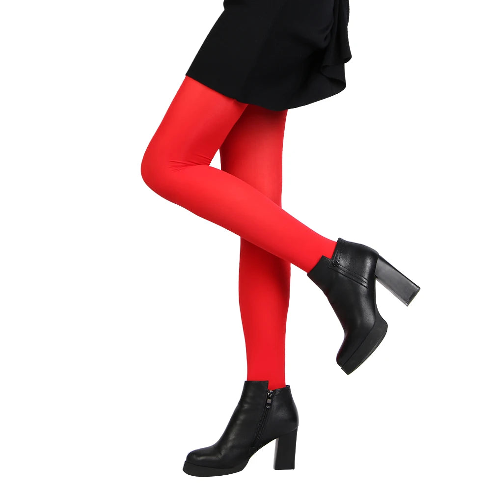 Black Sexy Tights Opaque Pantyhose 120D Seamless Winter Warm Thick Socks