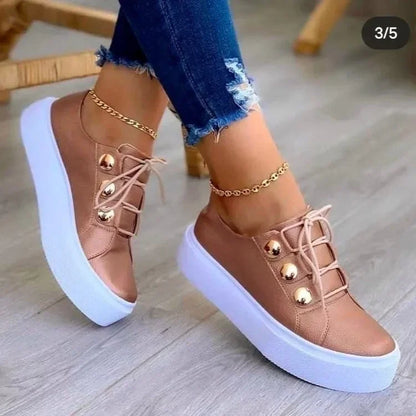 Casual Leather PU Vulcanize Sneakers