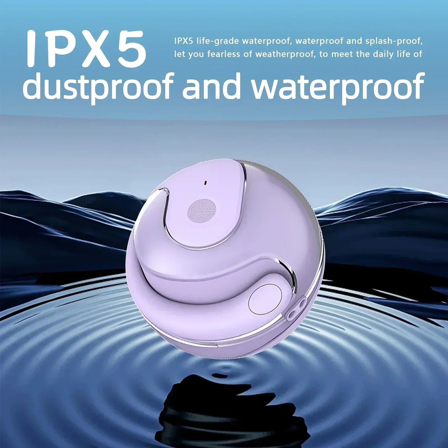 Wireless Bluetooth 5.3 HD Voice Call Earphones Noise Reduction Headphones Portable Earbuds