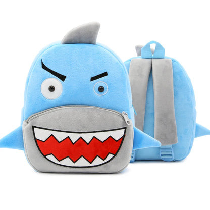 Cartoon cute plush animal backpack school