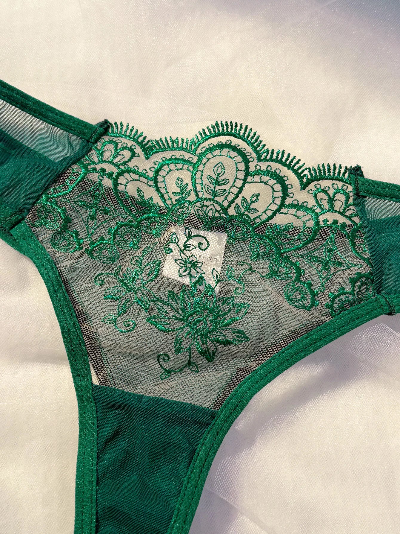 Black lightweight  transparent lingerie set