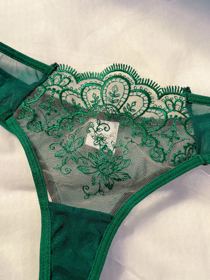 Black lightweight  transparent lingerie set