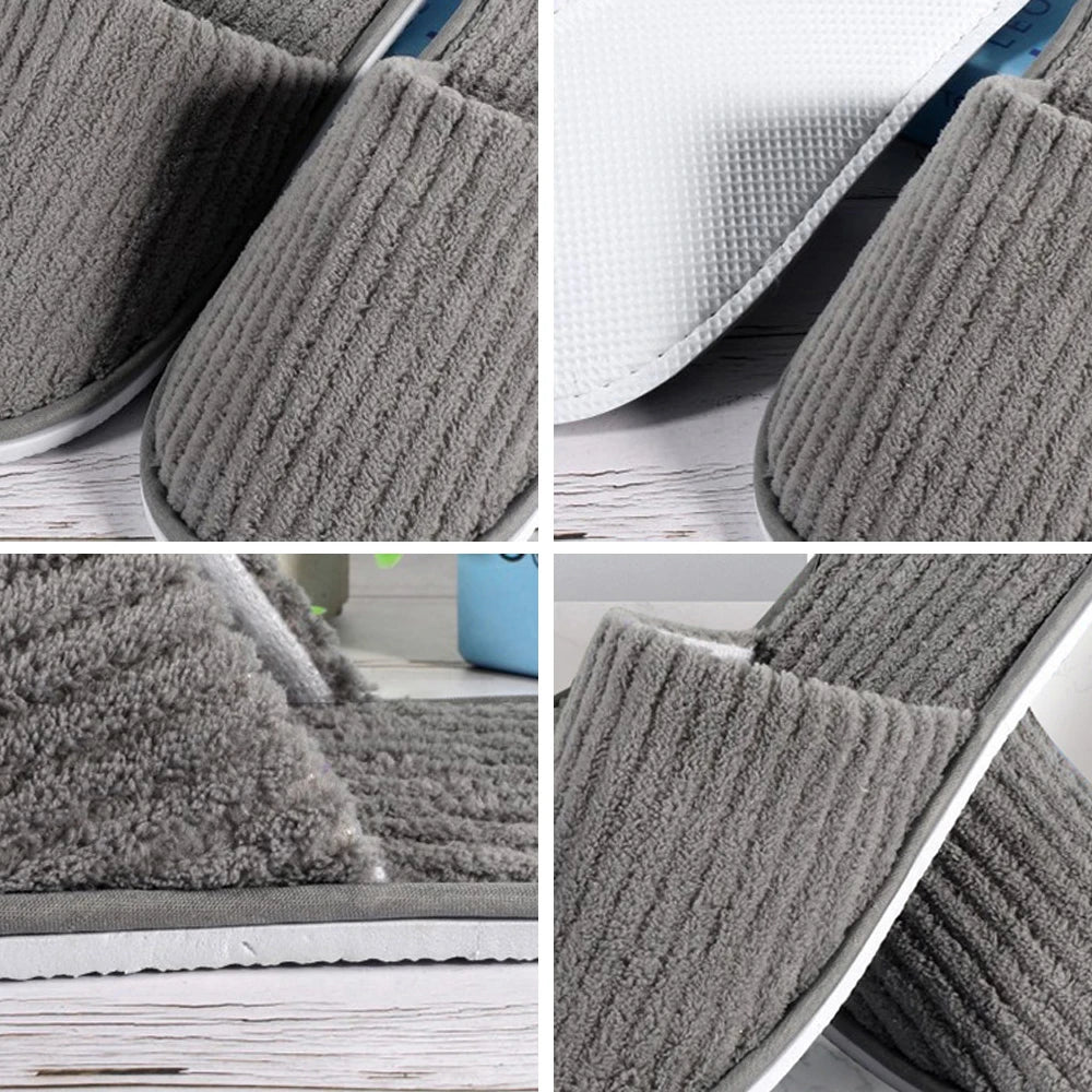 1Pair Winter Warm plush Slippers