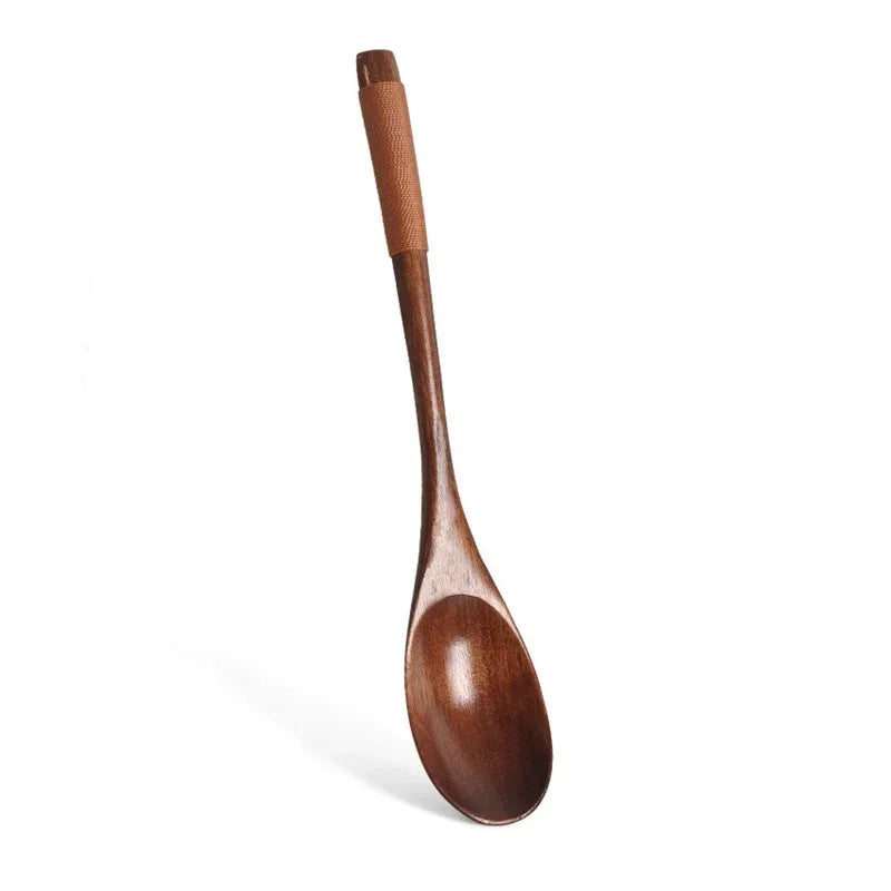 Japanese Wooden Spoon Fork Chopsticks Set