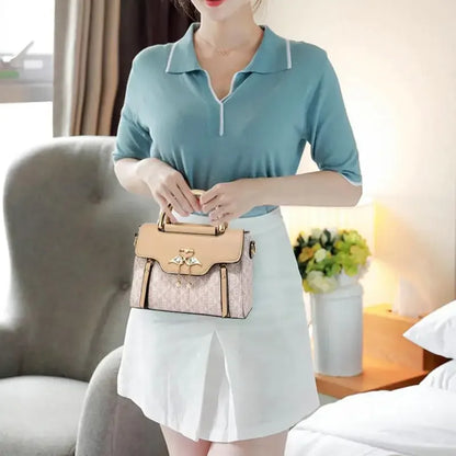 Versatile casual shoulder crossbody bag.