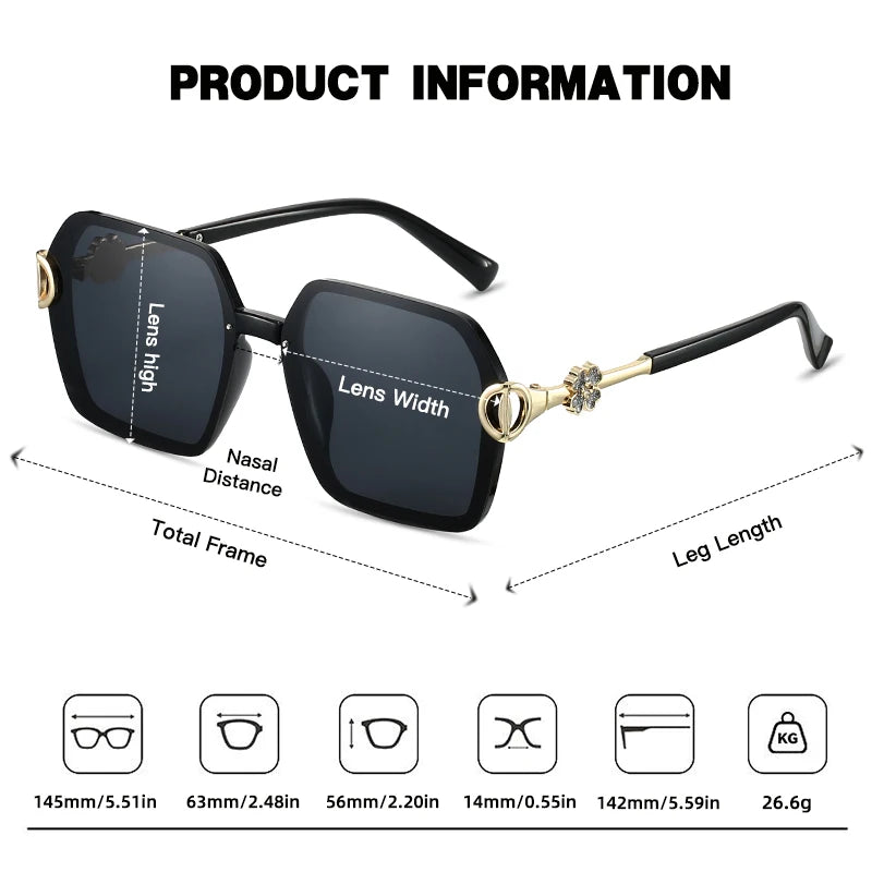 Polarized Square Sun Glasses