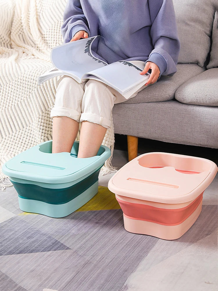 Foldable Footbath Massage Bucket Soaking Bucket